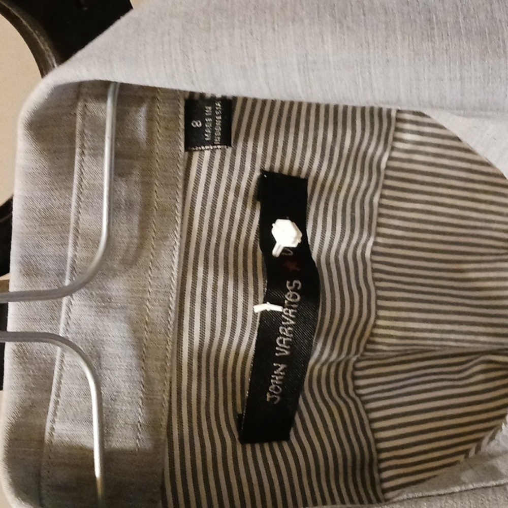 Size8 STRIPE BUTTON UP - Picture 2 of 3